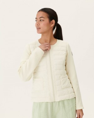 JOTT Almeria Light Ženske Donje Jakne Off-white | ZJK-9176