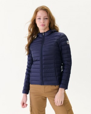 JOTT Cloe Lightweight Hooded Ženske Donje Jakne Tamnoplave | UJY-4751