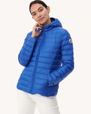 JOTT Cloe Lightweight Hooded Ženske Donje Jakne Kraljevska Plava Plave | RLV-1822