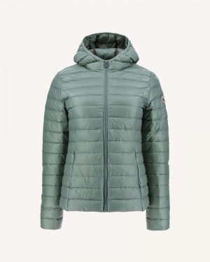 JOTT Cloe Lightweight Hooded Ženske Donje Jakne Zelene | LMZ-2605