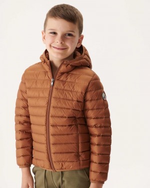 JOTT Hugo Lightweight Hooded Dječje Donje Jakne Smeđe | ELM-9774