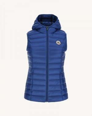 JOTT Mali Light Sleeveless Ženske Podstavljene Jakne Tamno Plave | IGJ-3043