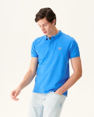 JOTT Marbella Organic Cotton Muške Polo Majice Plave | OOB-4749