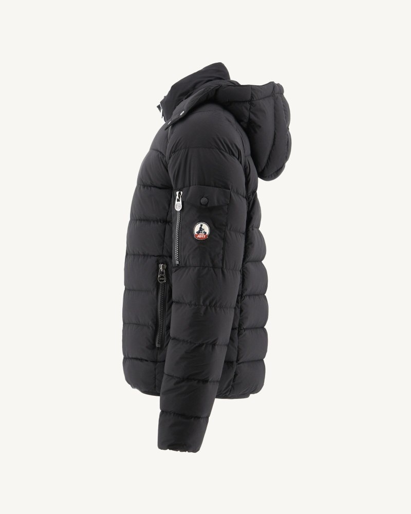 JOTT Adrien Great Cold Hooded Muške Donje Jakne Crne | HLU-4555