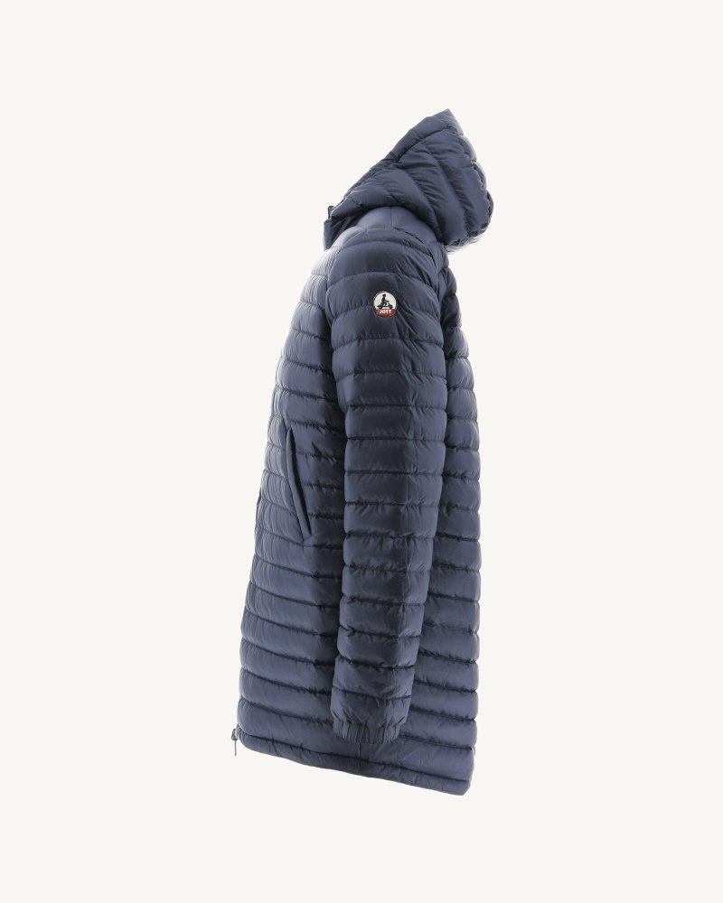 JOTT Amsterdam Long Reversible Hooded Muške Pufer Jakne Tamnoplave | NWQ-5018