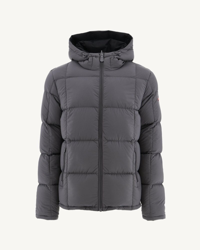 JOTT Aspen Reversible Great Cold Hooded Muške Donje Jakne Crne Tamno Sive | MVC-1043