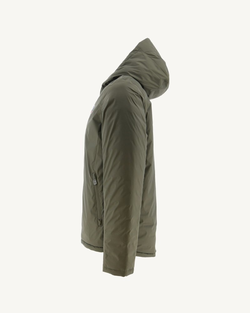 JOTT Bergen Reversible Hooded Muške Pufer Jakne Maslinasto Zelene Bež | POB-4369