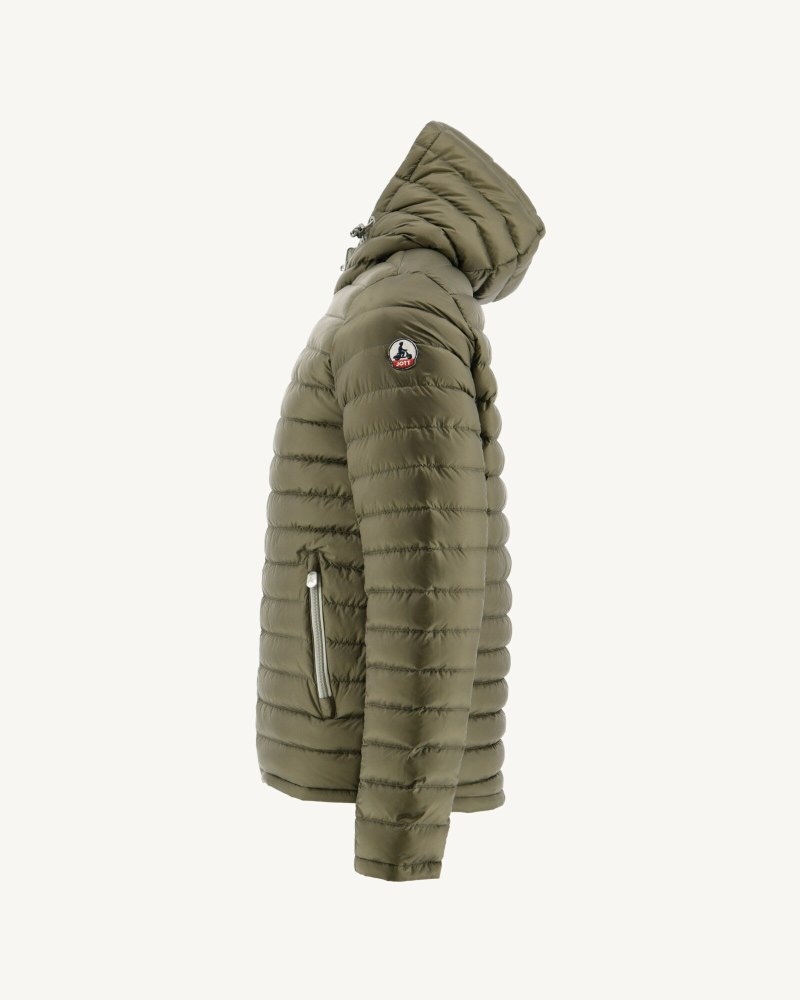 JOTT Bergen Reversible Hooded Muške Pufer Jakne Sive Zelene Maslinasto Zelene | NAW-5007