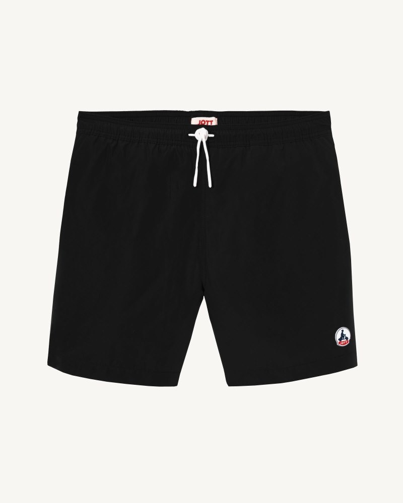 JOTT Biarritz Muške Swim Shorts Crne | BQT-7836