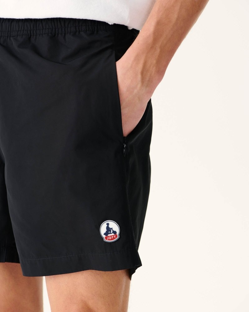 JOTT Biarritz Muške Swim Shorts Crne | BQT-7836