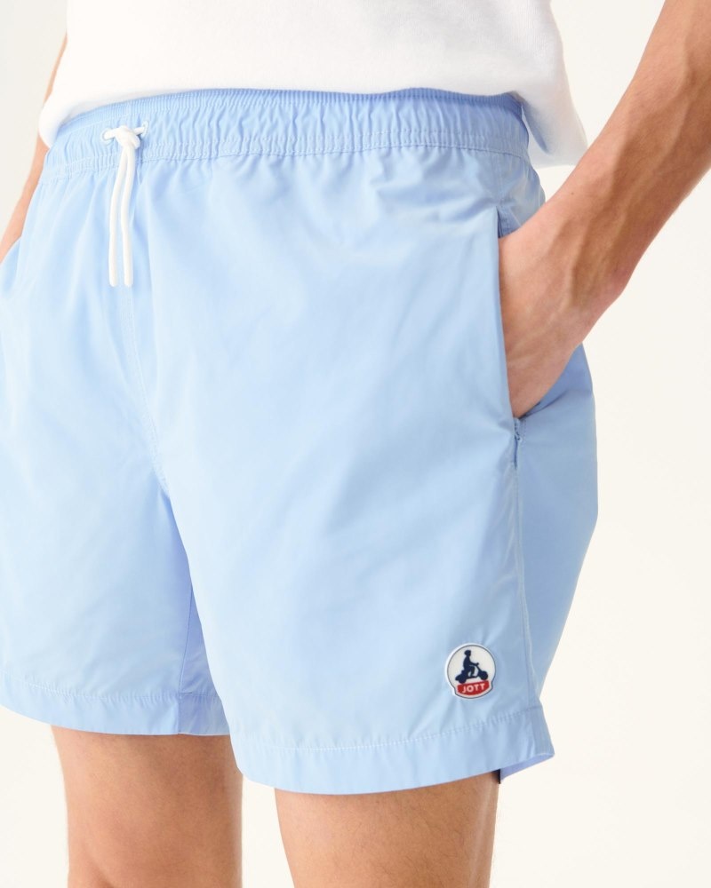 JOTT Biarritz Muške Swim Shorts Maskirne Plave Crvene | WUF-2915