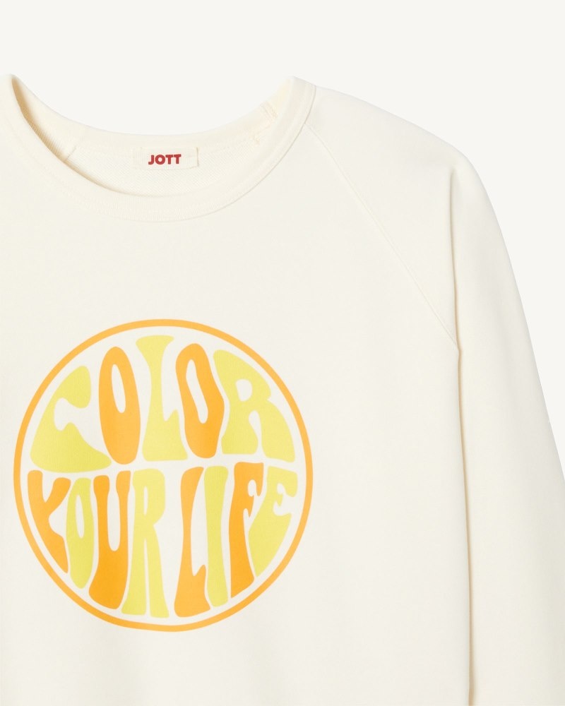 JOTT Camino Organic Cotton Muške Dukserice Off-white | IFN-7500