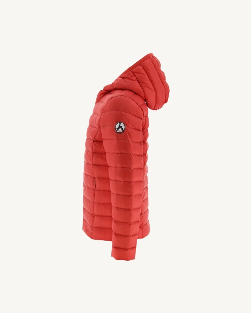 JOTT Carla Light Hooded Dječje Donje Jakne Crvene | GVD-5424