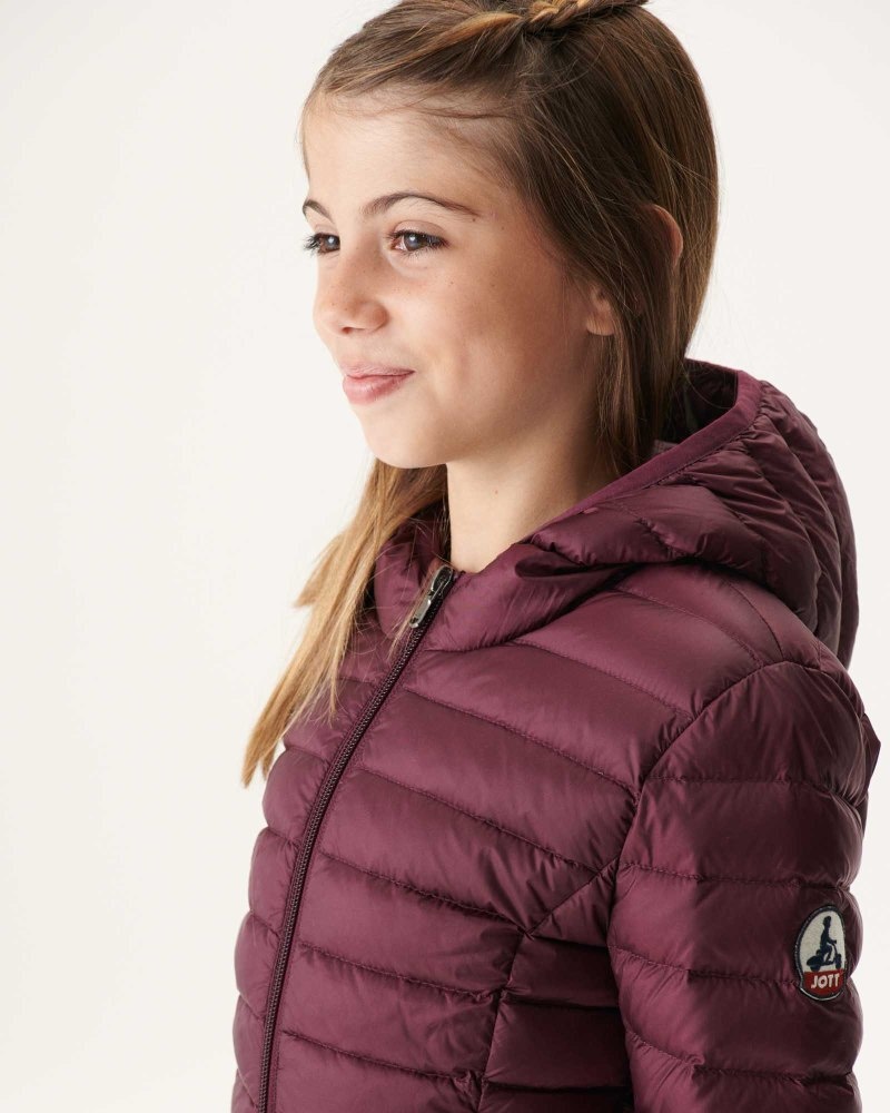 JOTT Carla Lightweight Hooded Dječje Donje Jakne Ljubičaste | IFX-9530