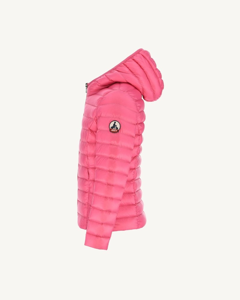 JOTT Carla Lightweight Hooded Dječje Donje Jakne Roze | GHW-8605