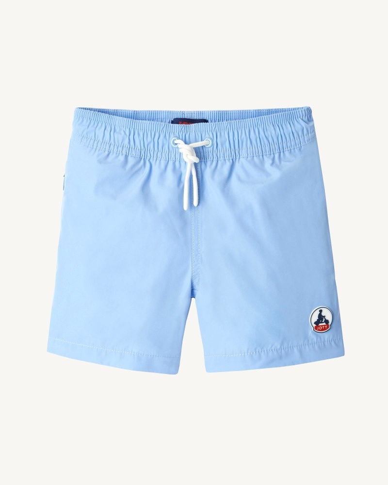 JOTT Cassis Dječje Swim Shorts Maskirne Svijetlo Plave Limun | WFJ-1771