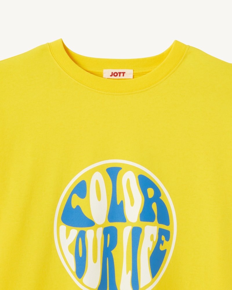 JOTT Citron Leo Organic Cotton Muške Majice Limun | ZJQ-7475