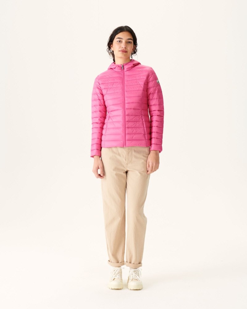 JOTT Cloe Light Hooded Ženske Donje Jakne Roze | MNJ-5083