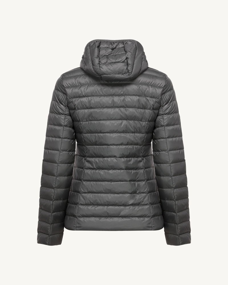 JOTT Cloe Light Hooded Ženske Donje Jakne Tamno Sive | SHW-8126