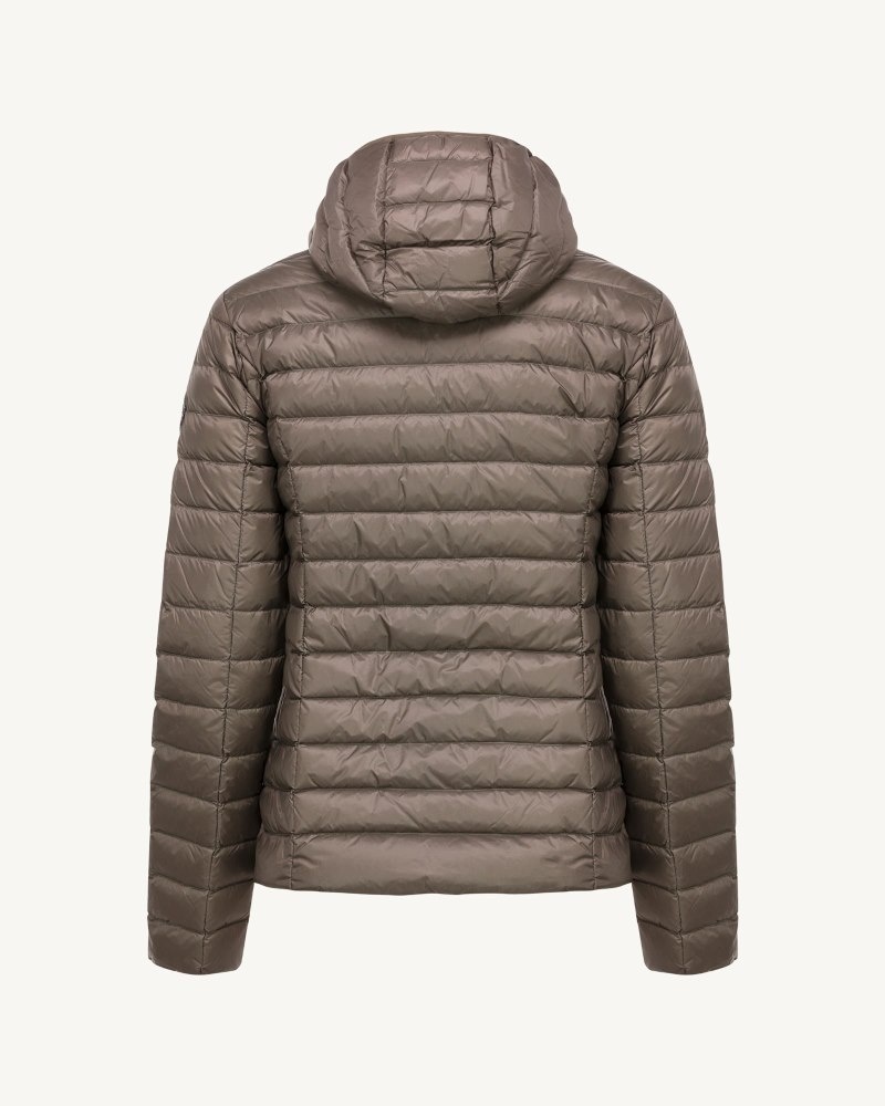 JOTT Cloe Lightweight Hooded Ženske Donje Jakne Sive Smeđe | BZQ-3392