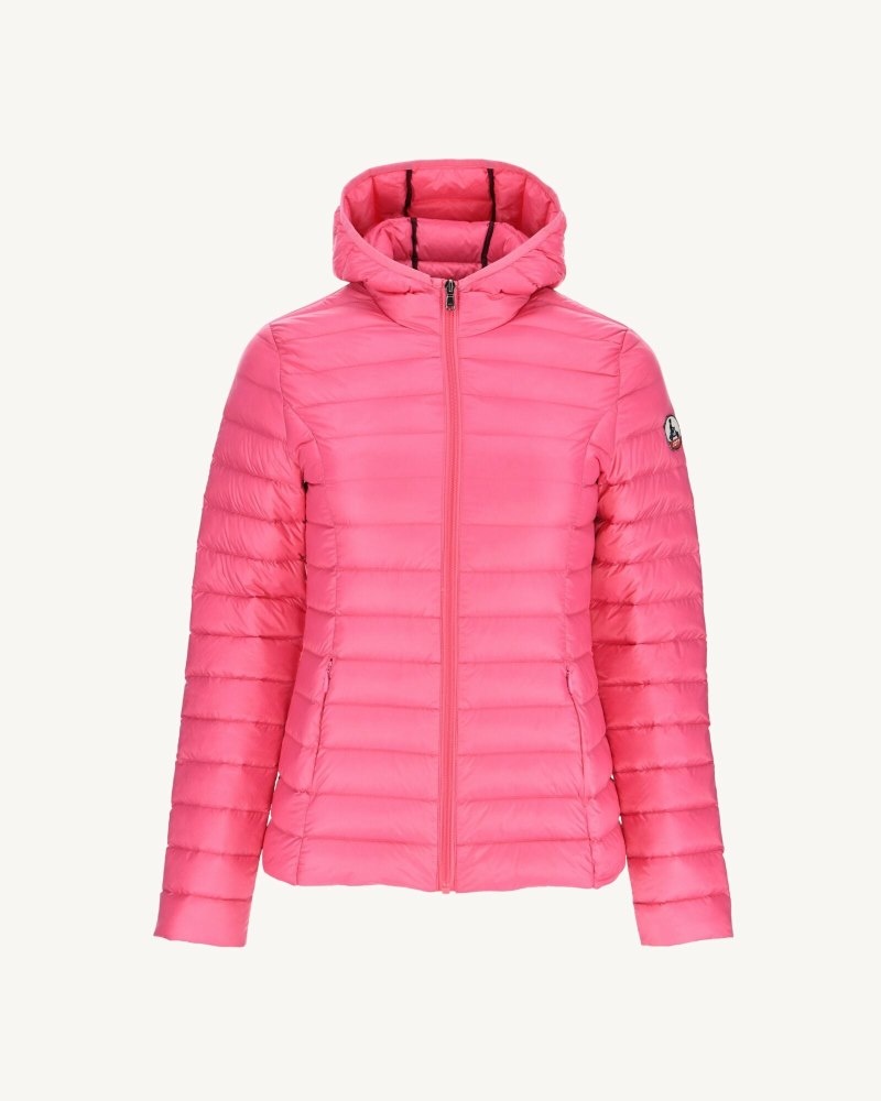 JOTT Cloe Lightweight Hooded Ženske Donje Jakne Roze | HVA-5548