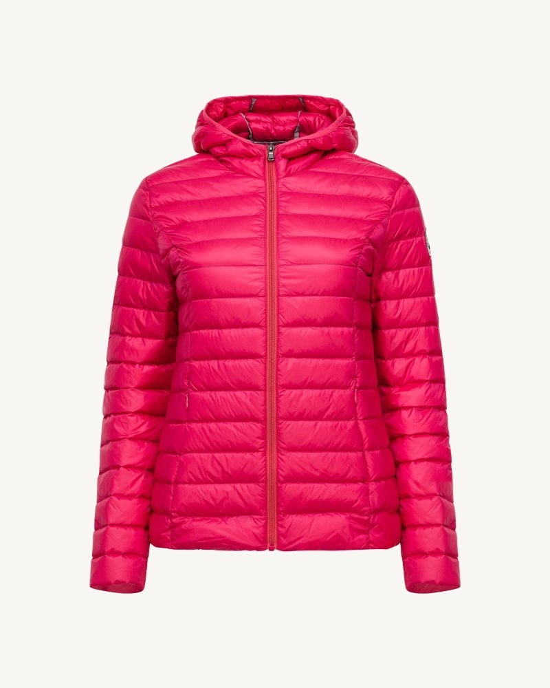 JOTT Cloe Lightweight Hooded Ženske Donje Jakne Fushia | MDD-2950