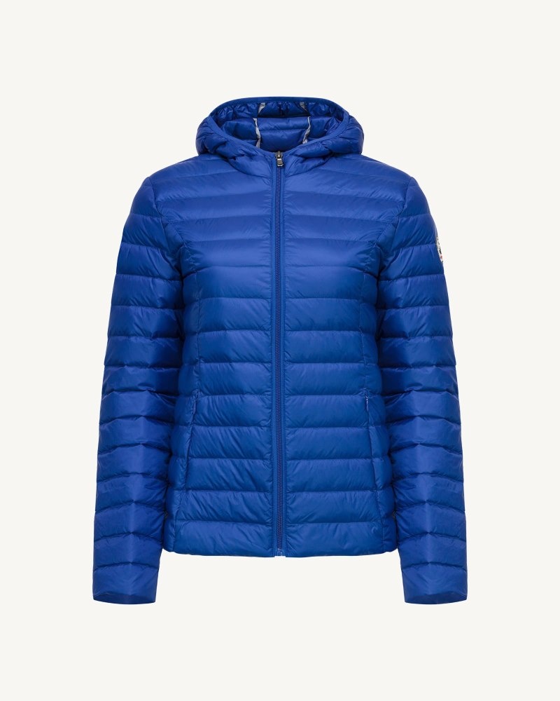 JOTT Cloe Lightweight Hooded Ženske Donje Jakne Kraljevska Plava Plave | RLV-1822