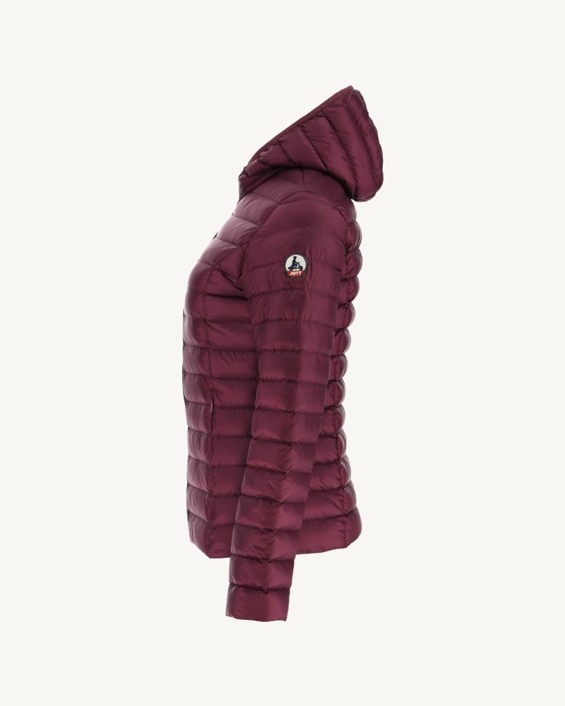 JOTT Cloe Lightweight Hooded Ženske Donje Jakne Ljubičaste | GPZ-8450