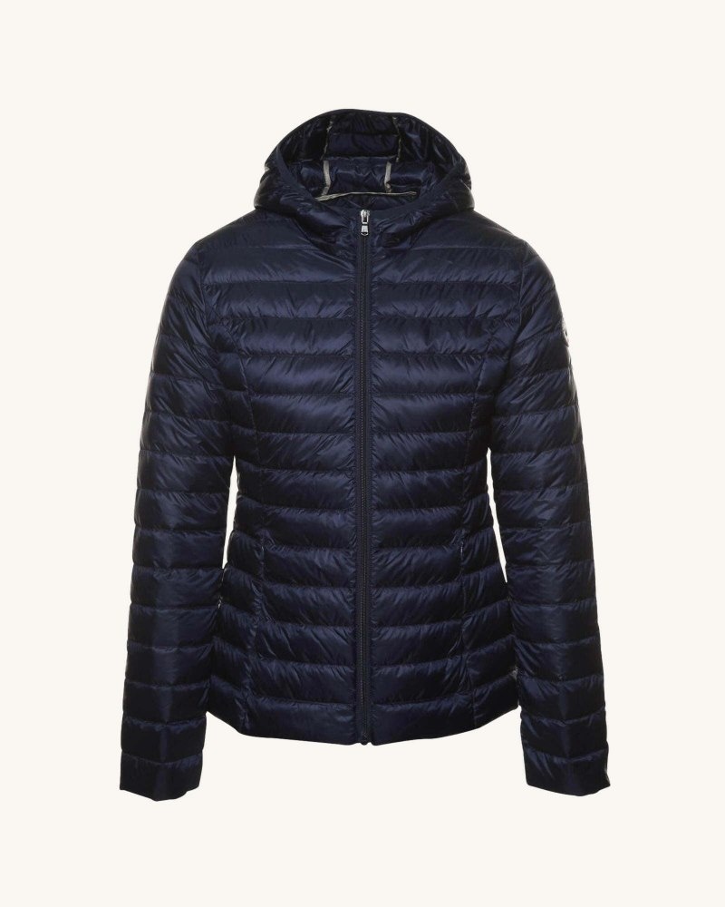 JOTT Cloe Lightweight Hooded Ženske Donje Jakne Tamnoplave | VTN-8734