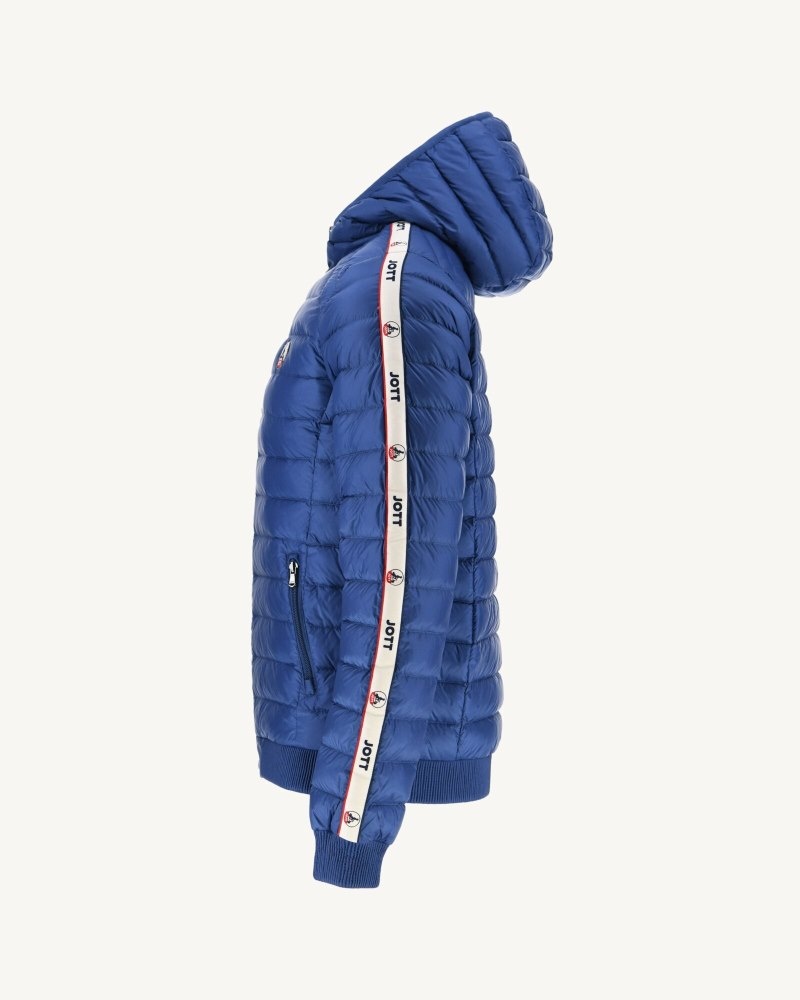 JOTT Colin Hooded Muške Pufer Jakne Tamno Plave | UKQ-7784