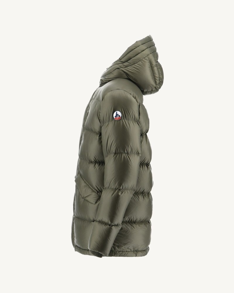 JOTT Dakhla Great Cold Hooded Muške Donje Jakne Maslinasto Zelene | ICF-4144