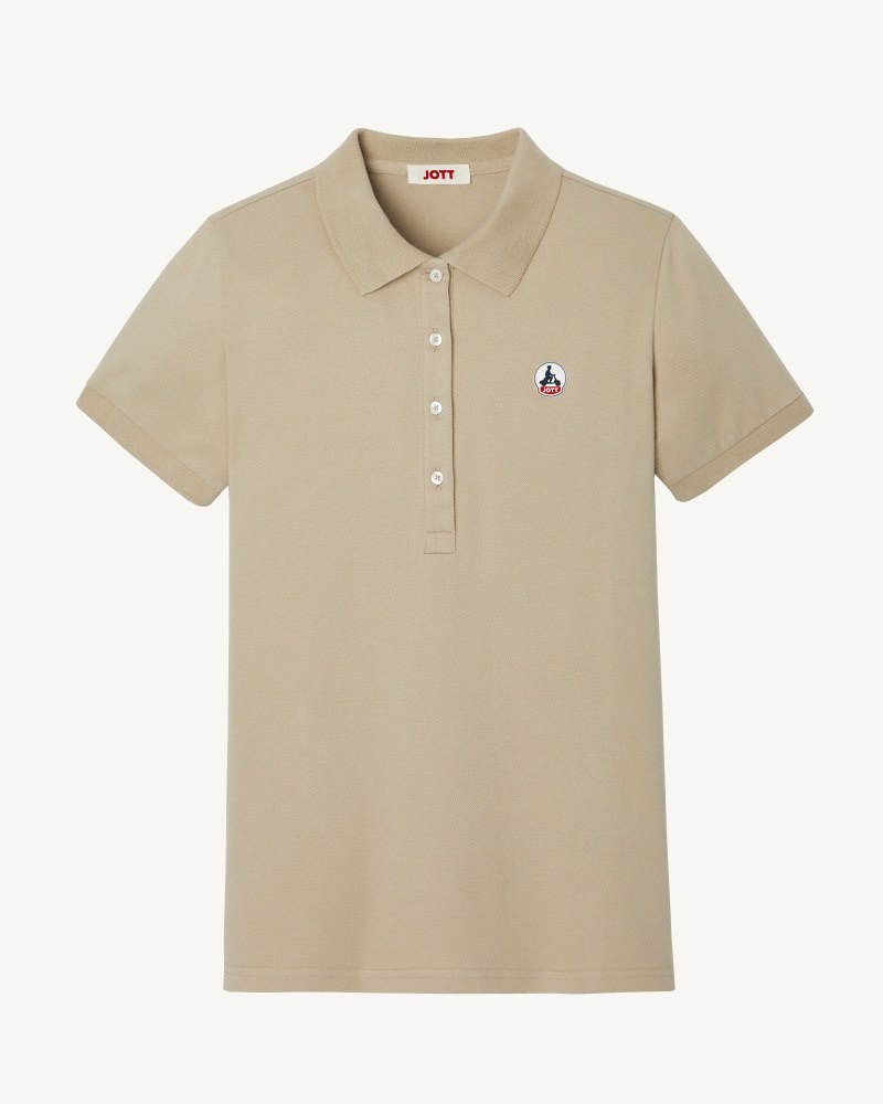 JOTT Franca Beige Ženske Polo Majice Bež | OVL-9509