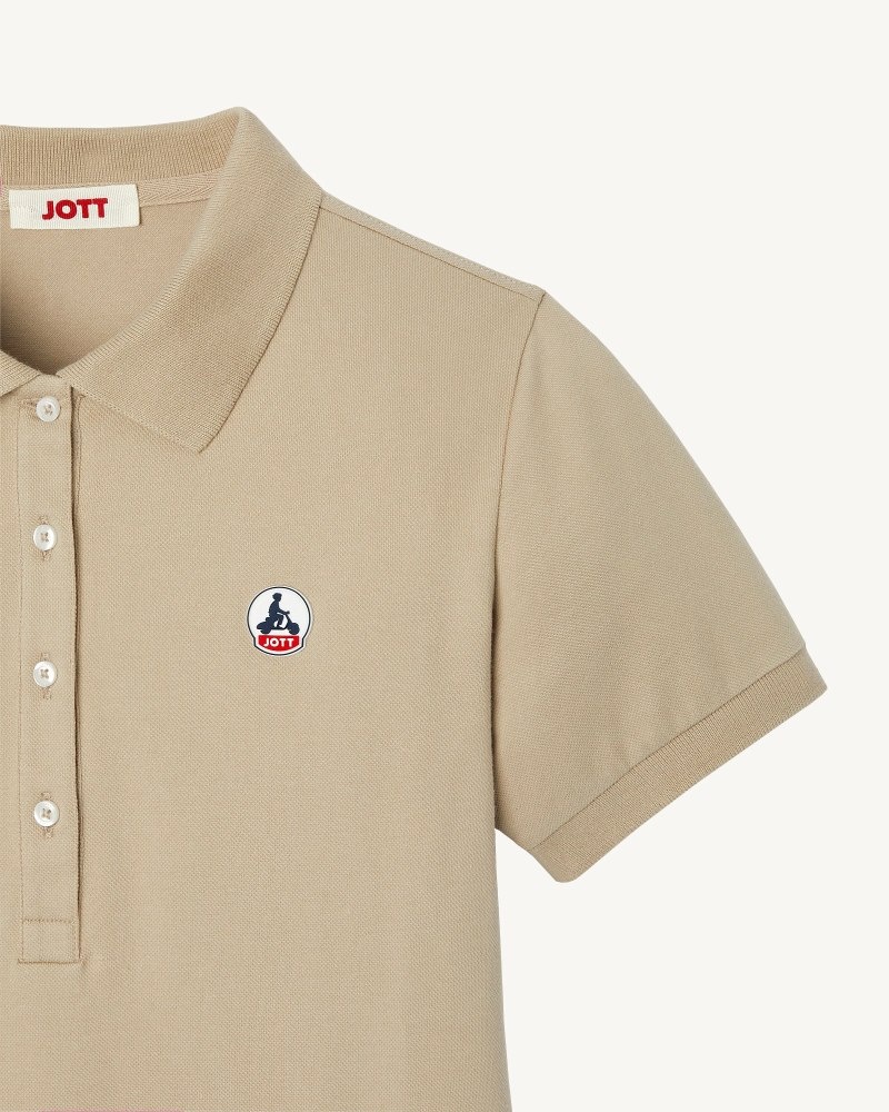 JOTT Franca Beige Ženske Polo Majice Bež | OVL-9509