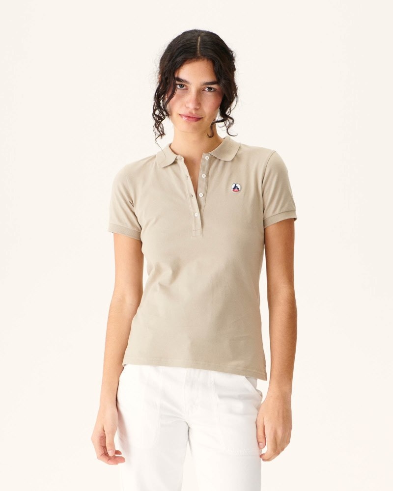 JOTT Franca Beige Ženske Polo Majice Bež | OVL-9509