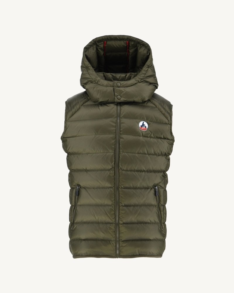 JOTT Grand Cold Sleeveless Muške Donje Jakne Maslinasto Zelene | BAA-2275