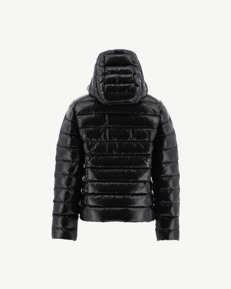 JOTT Grand Froid Opal Lacquered Hooded Dječje Donje Jakne Crne | BMQ-7611