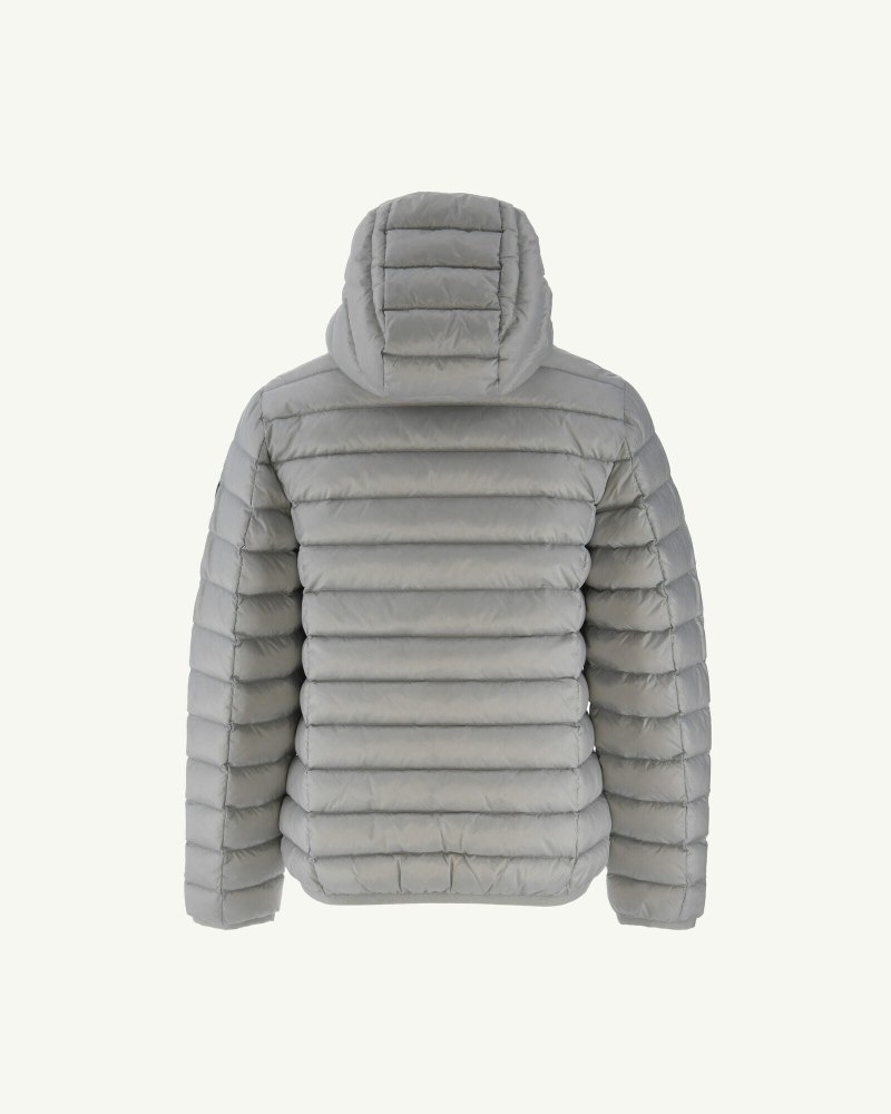 JOTT Hugo Lightweight Hooded Dječje Donje Jakne Svijetlo Sive | ACJ-7762