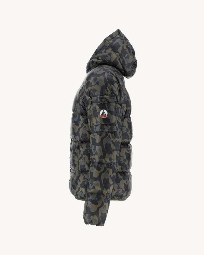 JOTT Java Extreme Cold Hooded Muške Donje Jakne Maskirne | YIW-4895