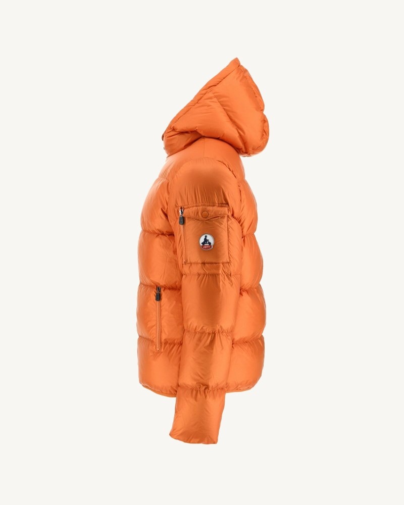 JOTT Java Extreme Cold Hooded Muške Donje Jakne Narančaste | KCA-1145