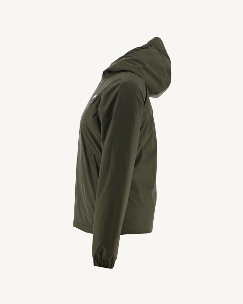 JOTT Kara Reversible Hooded Ultralight Ženske Donje Jakne Maslinasto Zelene Svijetlo Roze | ANN-6811