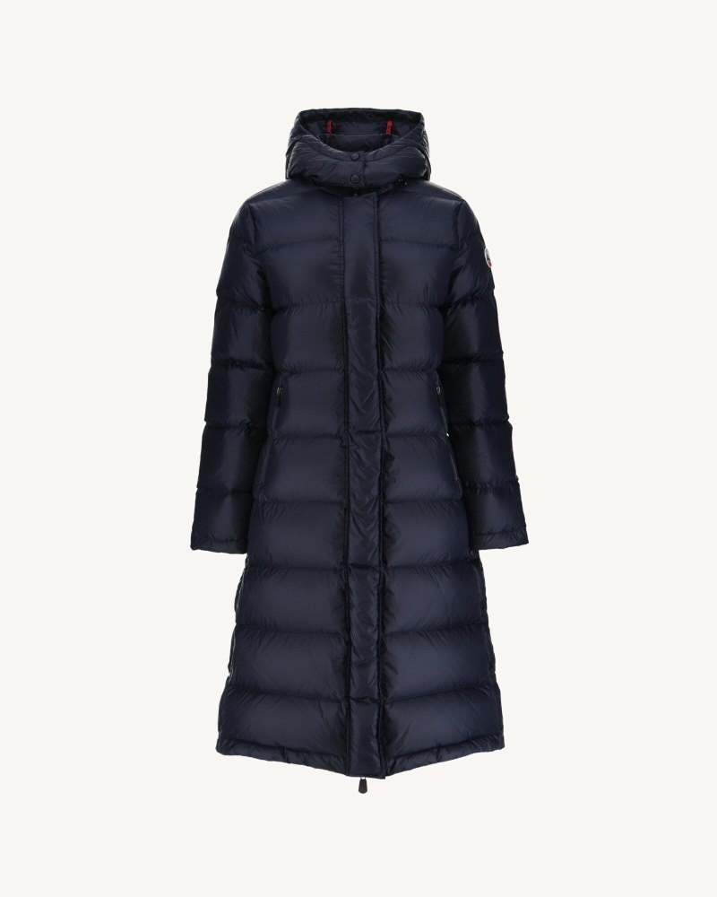 JOTT Karachi Grand Cold Long Hooded Ženske Donje Jakne Tamnoplave | LDD-6145