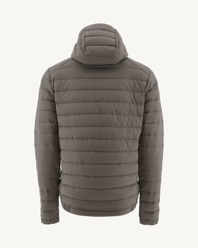 JOTT Lenny Lightweight Hooded Muške Donje Jakne Sive Smeđe | GKR-5968