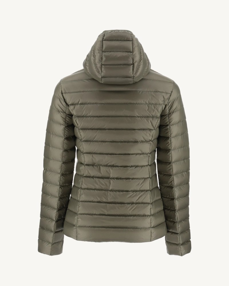 JOTT Lightweight Hooded Cloe Ženske Donje Jakne Maslinasto Zelene | BIC-0410