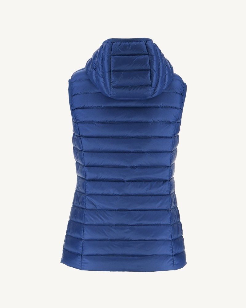 JOTT Mali Light Sleeveless Ženske Podstavljene Jakne Tamno Plave | IGJ-3043