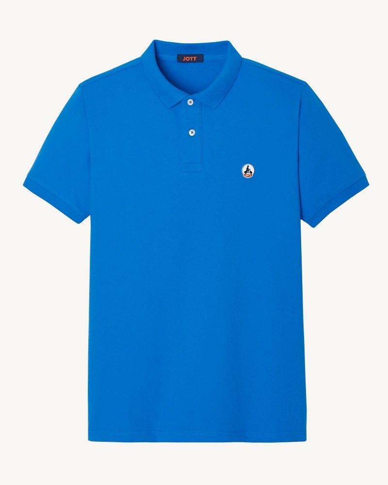 JOTT Marbella Organic Cotton Muške Polo Majice Plave | OOB-4749