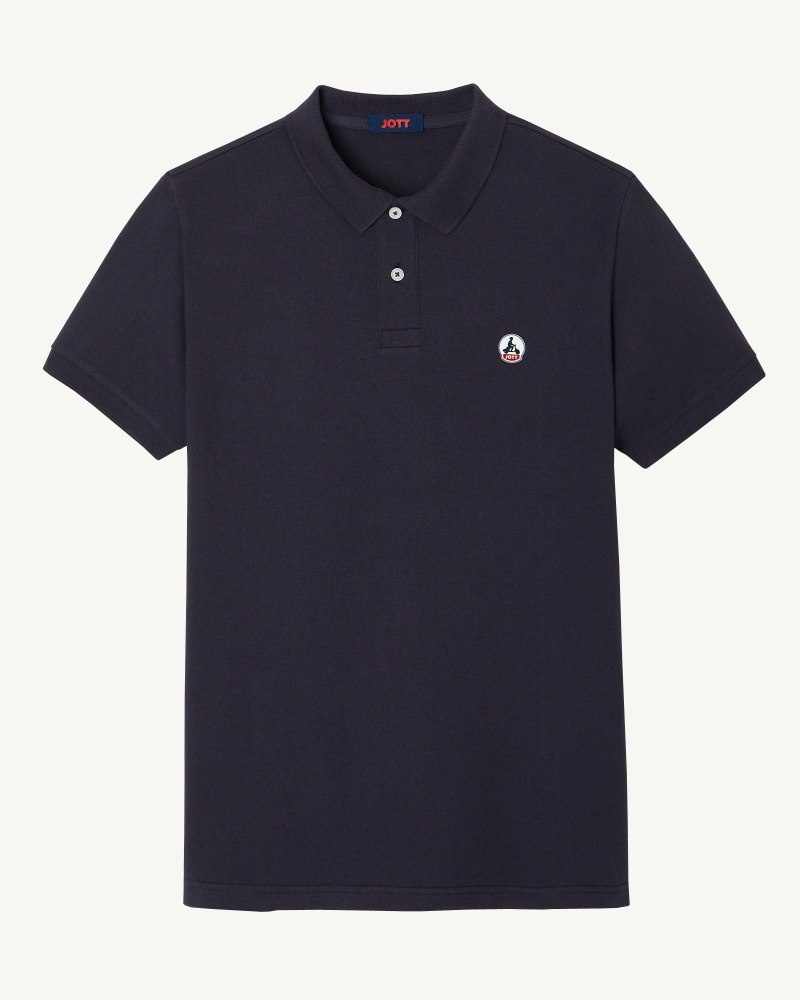 JOTT Marbella Organic Cotton Muške Polo Majice Tamnoplave | PXF-7103