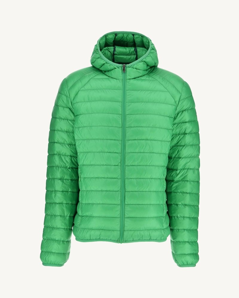 JOTT Nico Light Hooded Muške Pufer Jakne Zelene | WCM-0199