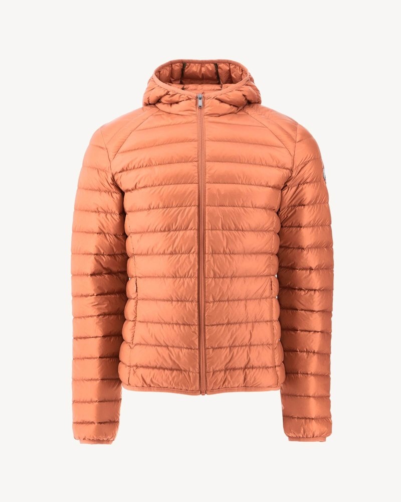 JOTT Nico Lightweight Hooded Muške Donje Jakne Smeđe | ZAE-3817