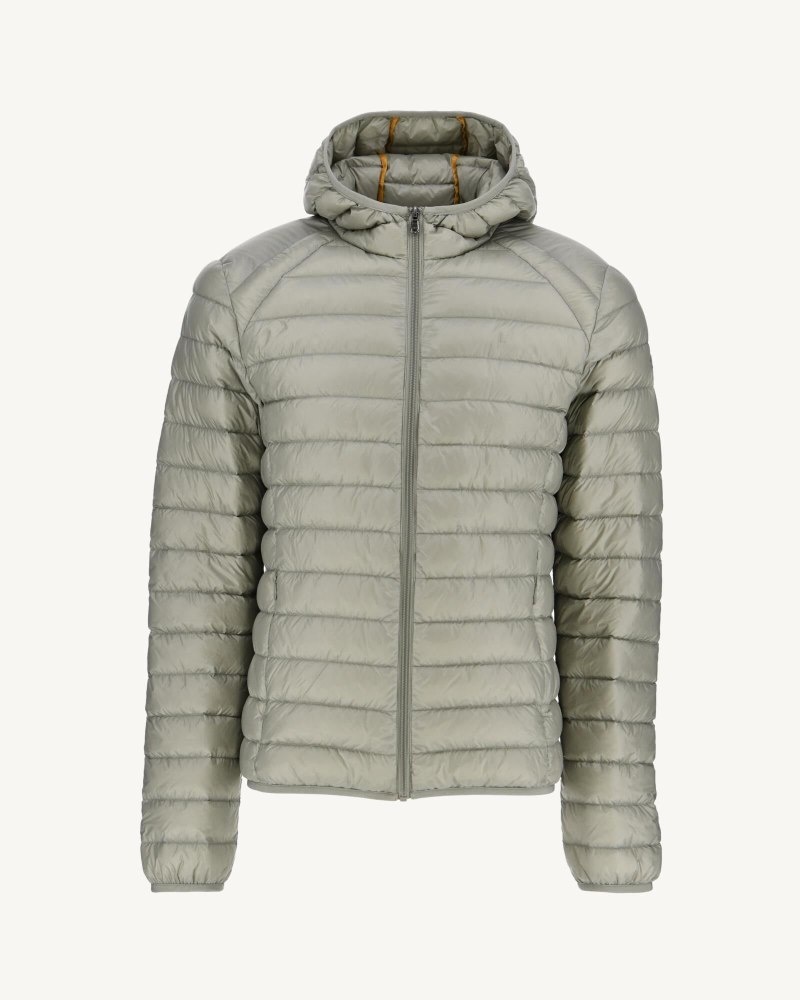 JOTT Nico Lightweight Hooded Muške Donje Jakne Sive Zelene | CPB-1329