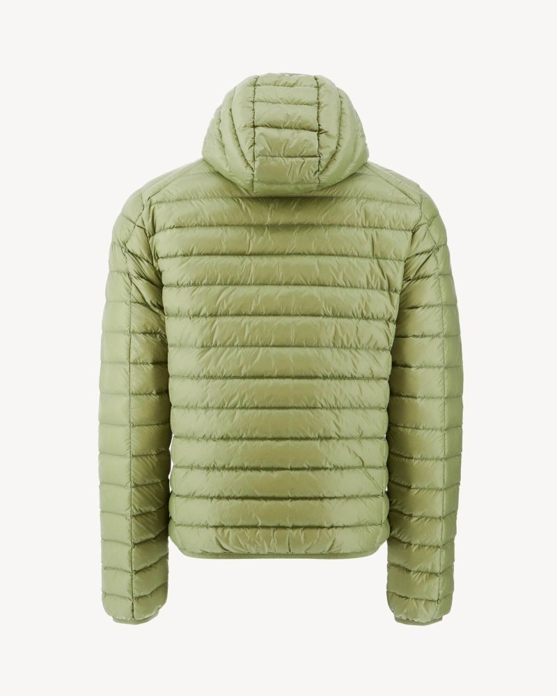 JOTT Nico Lightweight Hooded Muške Pufer Jakne Svijetlo Kaki Boja | MYL-9673